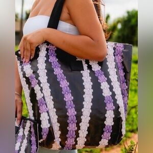 Tyvek tote - pua kalaunua aloha vibes only!